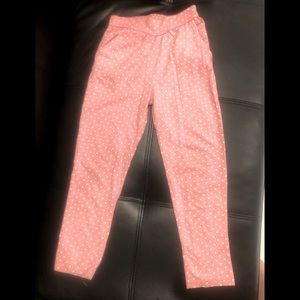 Polka Dot Soft Pink Baby Gap Girl Pant Size 4Y